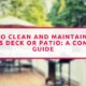 Deck And Patio Maintenance